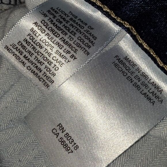 Lucky Brand Lolita Mid-Rise Skinny Jean Size 8 - Picture 5 of 9
